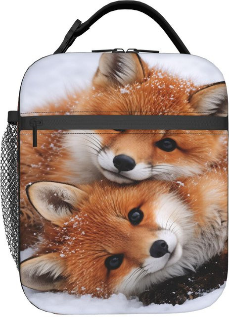 Isolierte Fuchs-Lunchtasche von Fancy Style Studio, wasserdichte thermische Brotdose für Mädchen in Mehrfarbig - Bild 1