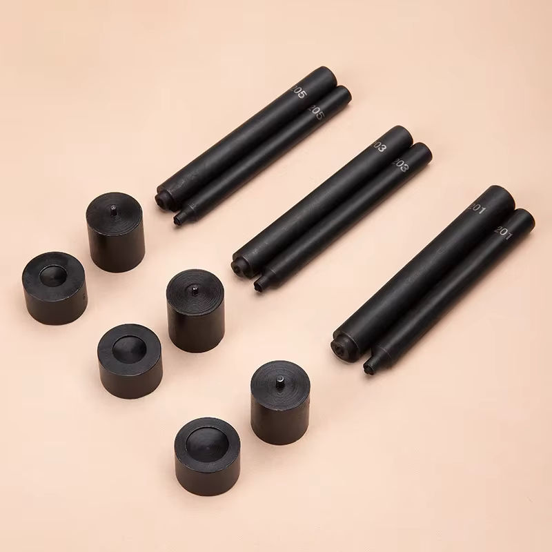 WUTA Professioneller Druckknopf-Knopf-Setter-Werkzeugsatz für manuelle Installation, Schwarz, 10 mm / 12,5 mm / 15 mm - Bild 6