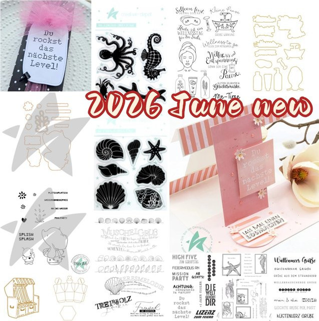 Metall-Stanzformen mit Seepferdchen und Oktopus in Silber für DIY-Scrapbooking und Bastelarbeiten - Bild 1