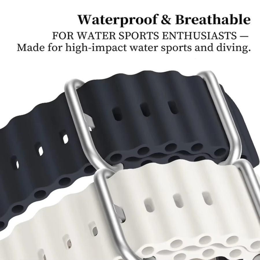 yunfook Uhrenarmband Silikon, Unisex - Bild 3