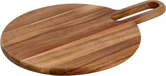 VEGA Servierbrett Zamiro aus Massivholz, rund, braun, Durchmesser: 25 cm, Höhe: 1,5 cm - Bild 1