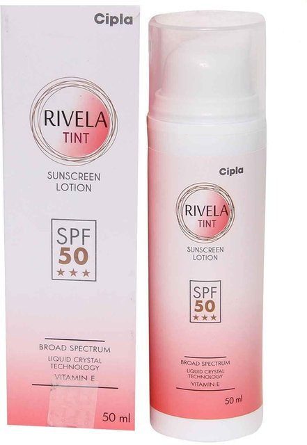Cipla Rivela Getönte Sonnencreme Lotion, LSF 50, 50 ml - Bild 1
