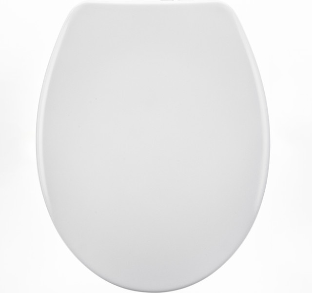 BAD KOMFORT WC-Sitz aus Duroplast in Weiß, oval mit Quick-Release-Funktion - Bild 1