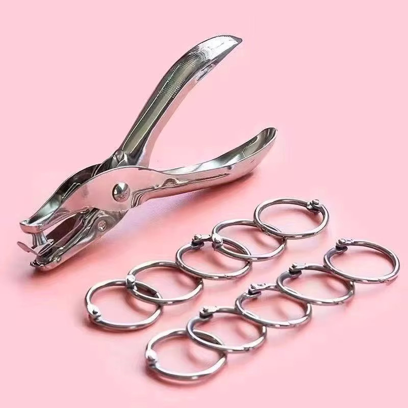Einzellochstanzer aus Metall in Silber für Bürobedarf mit 3 mm oder 6 mm Durchmesser - Bild 3