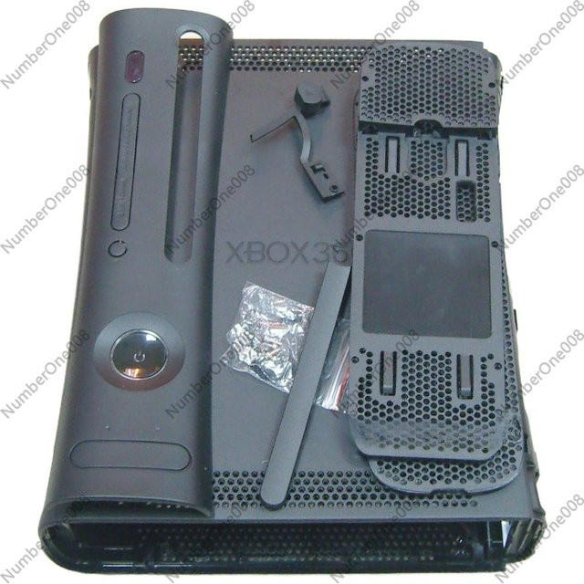 Microsoft Xbox 360 Host-Gehäuse als komplettes Set in Schwarz oder Weiß - Bild 1