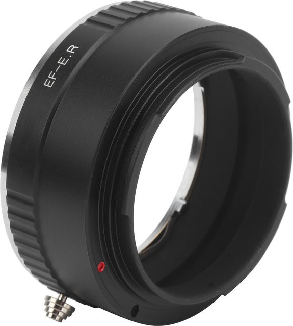 NEWYI EF-EOS R Objektivadapterring für Canon EF und EF-S Objektive an Canon RF-Mount, Schwarz - Bild 1