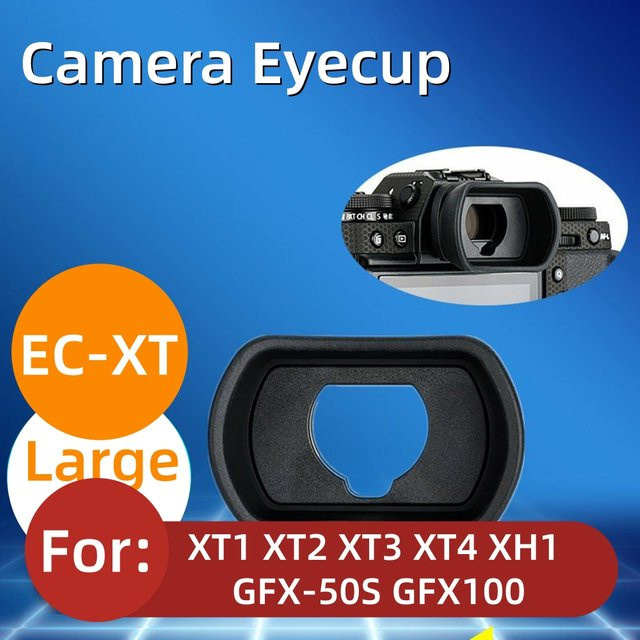 Fujifilm EC-XT L Augenmuschel-Schutz aus weichem Gummi in Schwarz für XT1 XT2 XT3 XT4 XH1 und GFX-50S GFX100 - Bild 1