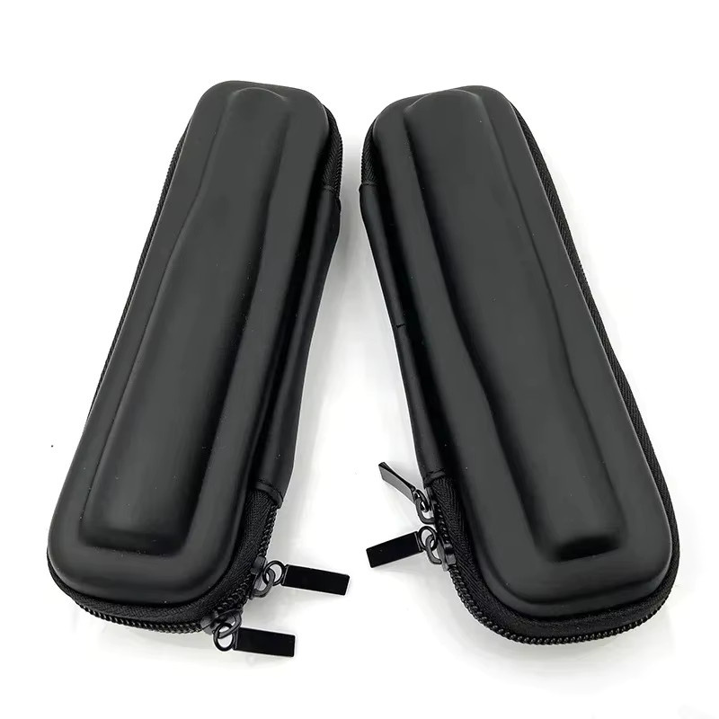 Vmiss Leder-Reißverschlussetui in Schwarz als Mini Slim Case für Stifte, Feuerzeuge oder Werkzeug - Bild 5