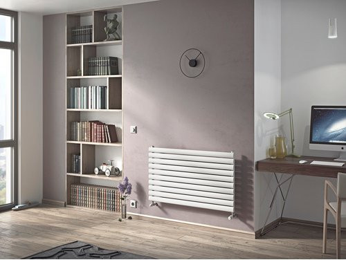 Ximax Raumheizkörper Fortuna Horizontal Weiß 758 Watt B: 1200 mm, H: 584 mm - Bild 2