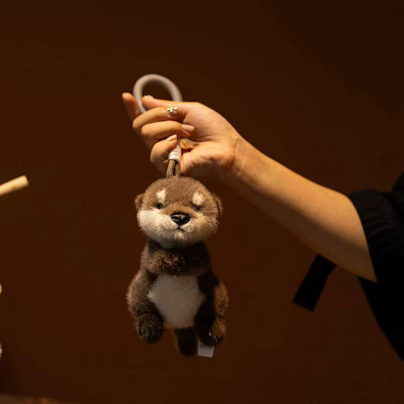 benchuang toy Otter Rucksack Anhänger, Plüschtier, Braun - Bild 2