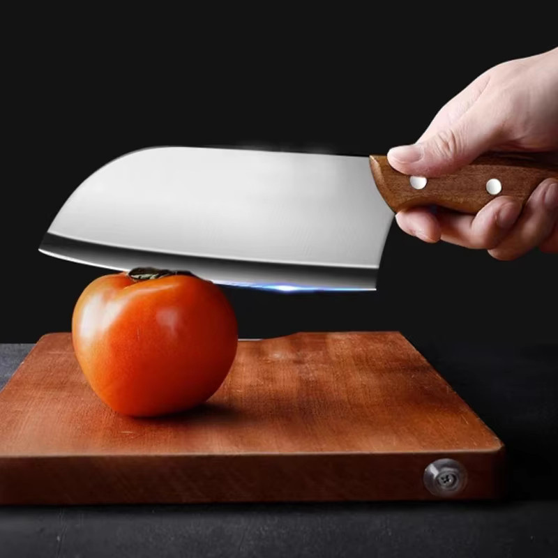 WXCOO Küchenmesser als Ausbeinmesser für Fisch, Fleisch, Gemüse und Obst mit Holzgriff - Bild 3