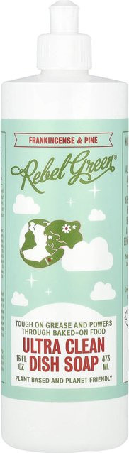Rebel Green Ultra Clean Spülmittel Weihrauch & Kiefer, 473 ml, White - Bild 1