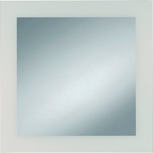 JOKEY Wandspiegel quadratisch in Grau und Transparent, B x H: 45 x 45 cm - Bild 1