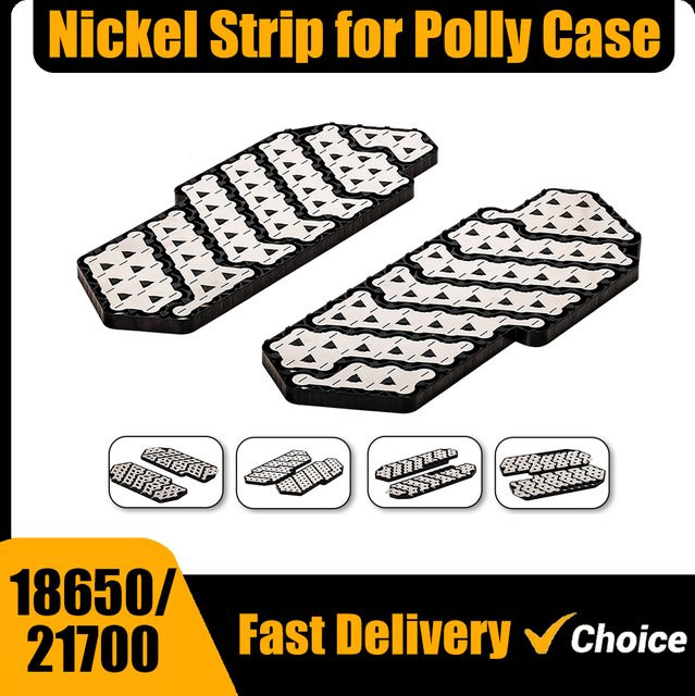 Nickelstreifen in Silber für Polly Case Polly6 Polly7 Polly9 EBike Batteriekasten Zubehör für 18650 21700 36V 48V 52V Akkus - Bild 1
