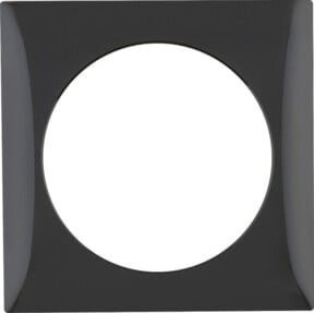 Berker Rahmen 1fach Schwarz glänzend 918272510 - Bild 1