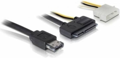 Delock USB Festplatten Anschlusskabel Schwarz, Länge: 1 m - Bild 1
