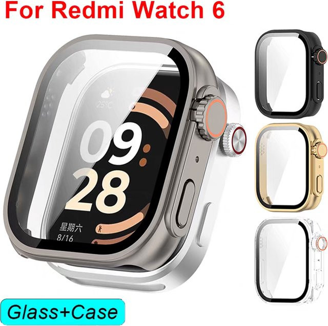 Xiaomi Uhrenzubehör, Displayschutzfolie und Schutzhülle für Redmi Watch 6 - Bild 1