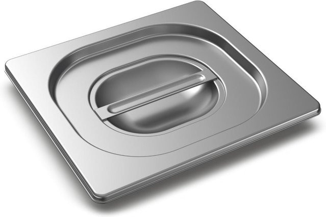 Miele BowlTop2 Deckel Gar- und Lagerschale mit Griff aus Edelstahl in Silber - Bild 1