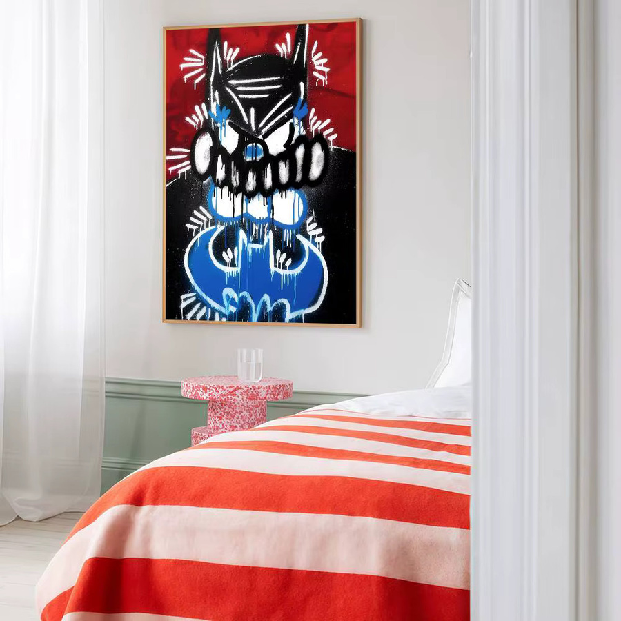 Abstrakte Kunst O-Olaolu S-SSlawn Klassische Vintage-Poster als Retro-Wandkunst in Mehrfarbig, Rechteckig - Bild 4