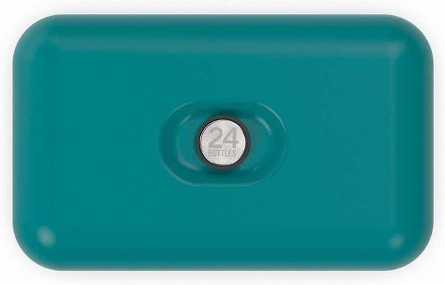 24Bottles Lunch box Atlantic Bay in Blue und Turquoise, auslaufsicher und mikrowellengeeignet mit Trennfächern - Bild 1