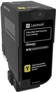 Lexmark Original Tonerpatrone 84C2HYE Gelb für Lexmark CX725de, CX725dhe und CX725dthe mit hoher Ergiebigkeit - Bild 1