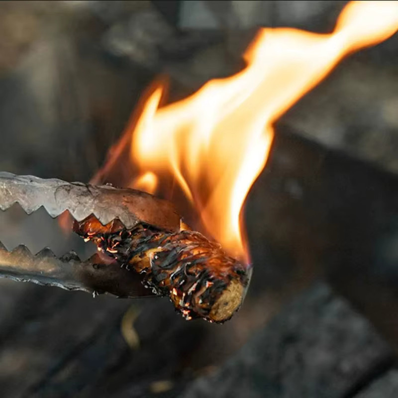 IQiuhike Natürliche Feueranzünder in Braun für Kamin, Lagerfeuer, Schornstein und Grill - Bild 4