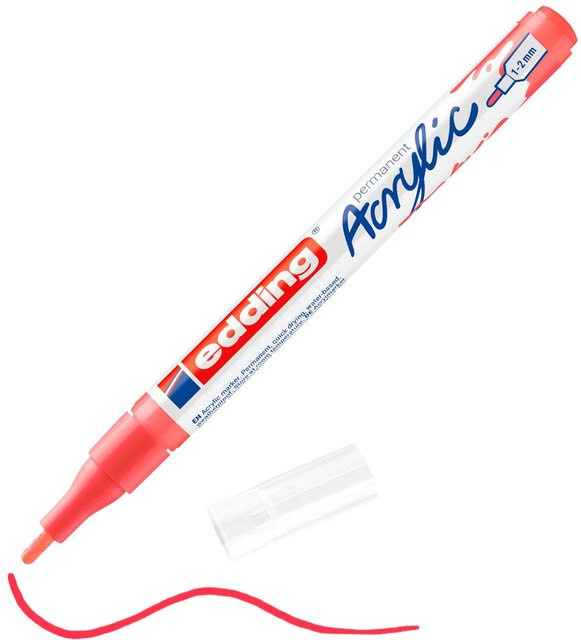 edding 5300 Acrylmarker Fein in Koralle - Bild 1