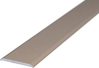 Carl Prinz Übergangsprofil aus Aluminium, selbstklebend, silberfarben, Breite: 24 mm, Höhe: 2 mm - Bild 1