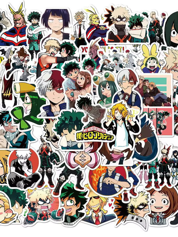 Bandai My Hero Academy Graffiti-Aufkleber, Bunt / Mehrfarbig - Bild 6
