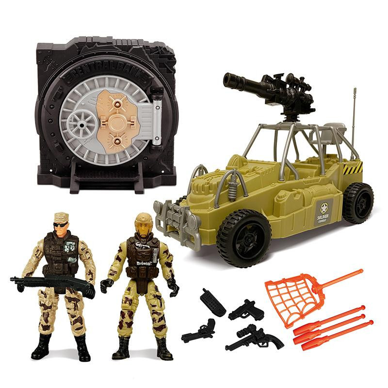 Yiran toy 1 Soldaten-Set Militär Dunkles Khaki - Bild 2