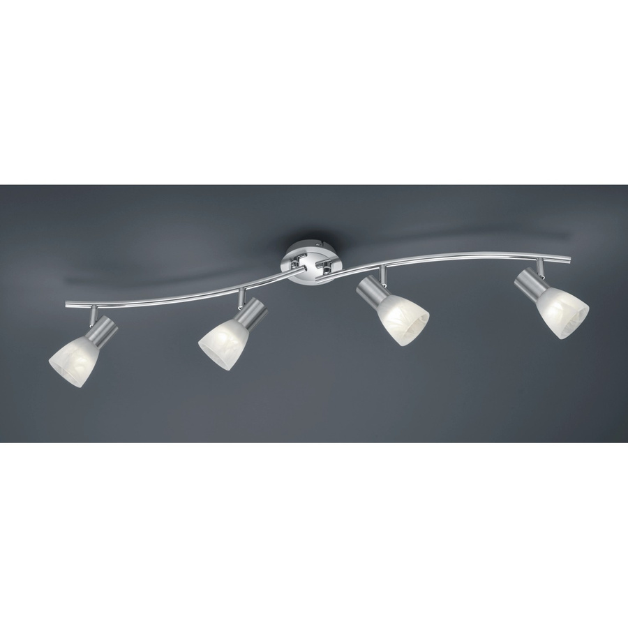 Trio LED-Spot Levisto 4er-Set in Nickel matt, verstellbar, warmweiß - Bild 2