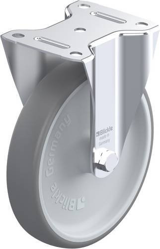 Blickle B-TPA 200G Bockrolle in Grau und Silber mit 200 mm Rad-Durchmesser und 250 kg Tragfähigkeit - Bild 1