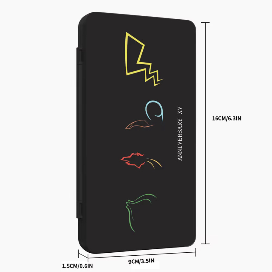 LOKPAD Spielkarten-Aufbewahrungsbox in Schwarz mit 24 Fächern für Spielkarten und 24 Fächern für Micro-SD-Karten, passend für Nintendo Switch, Lite und OLED - Bild 2