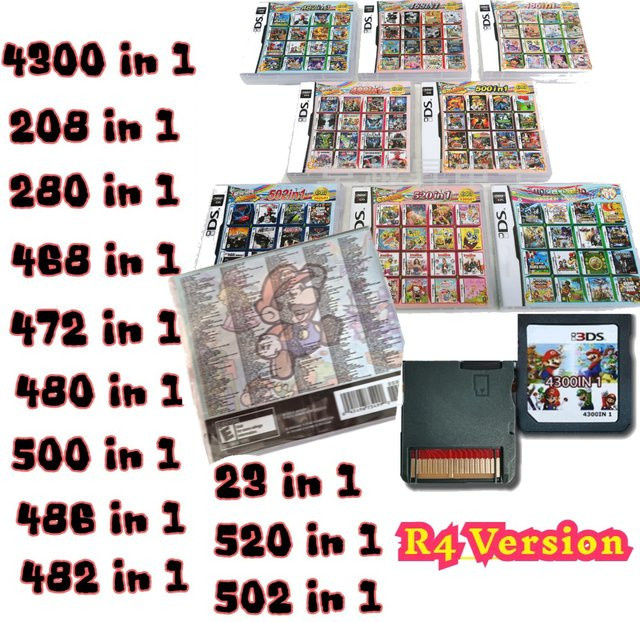 Bandai Pokemon R4-Karte für Nintendo DS, NDS und 3DS in Schwarz - Bild 1
