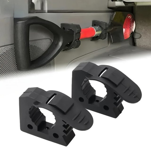 Quick Grip 2er-Pack Kunstgummi-Installationswerkzeug Gummiklemme in Schwarz - Bild 1