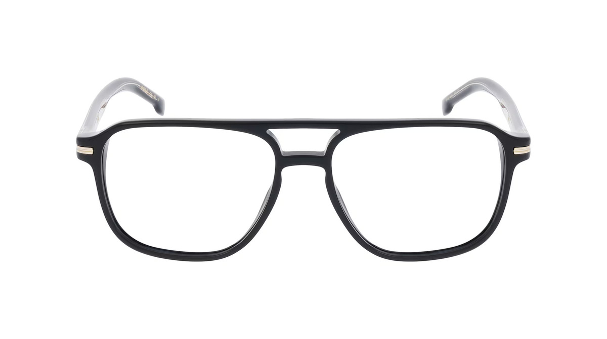 BOSS 1600 Korrektionsbrille Pilot, Vollrand, Acetat, Herren, Schwarz - Bild 1