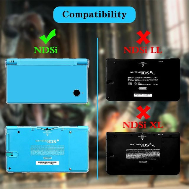 PHOMAX Wiederaufladbare Lithium-Ionen-Batterie mit Ersatz-Akkupack für Nintendo DSi NDSi, 3,7V, 2000mAh, Schwarz - Bild 1