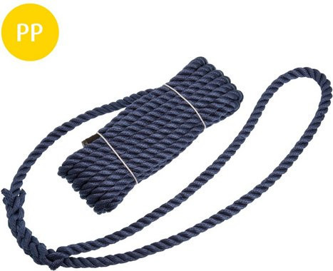 CONACORD Festmacher Seil Kunststoffbeschichtet, Farbe: Blau, Durchmesser: 12 mm, Länge: 8 m - Bild 1