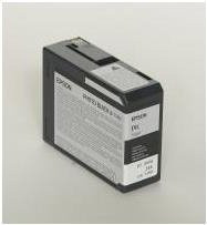 Epson T5801 Original Tintenpatrone Photo Schwarz für Stylus Pro 3800 und Stylus Pro 3880, 80 ml - Bild 1