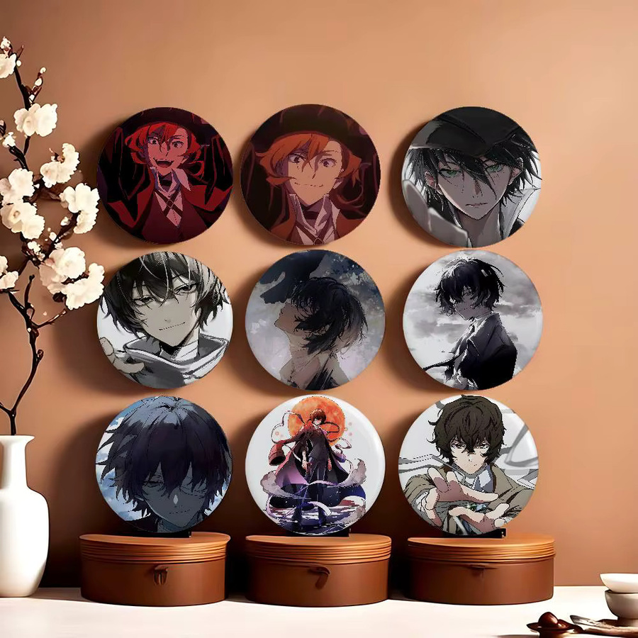 Brosche Anime B-Bungo Stray Dogs, Metall, Unisex - Bild 6