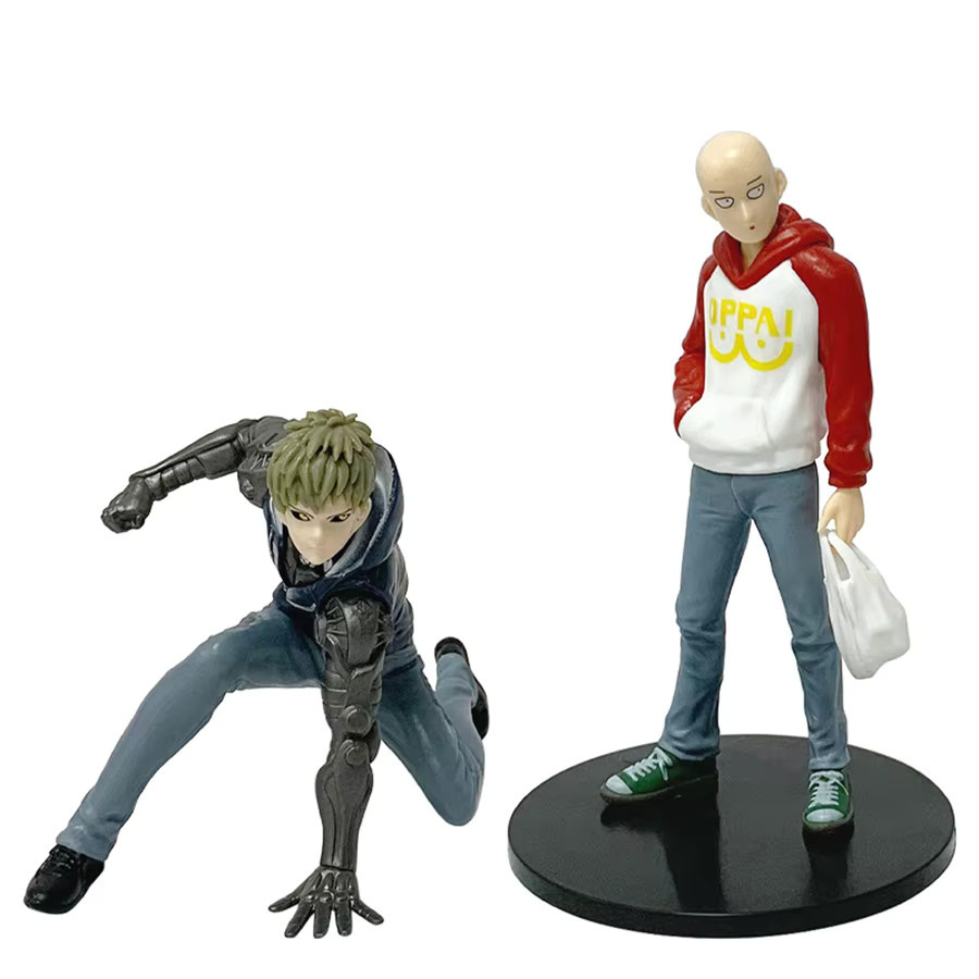 Bandai One Punch Man Saitama Action Figure, 16 cm, Kunststoff - Bild 1
