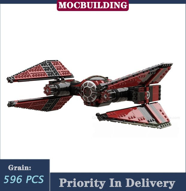 MOCBUILDING Space Movie TIE Modell Spinne Bausteine Kämpfer Interceptor - Bild 1
