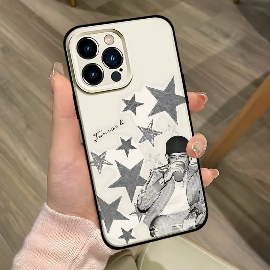 J-Junior H Singer Handyhülle in Schwarz für iPhone 17 16 15 14 13 12 11 Pro Max und weitere Modelle - Bild 3