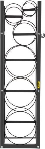 VEVOR Kältemitteltankregal aus Stahl in Schwarz für Gasflaschen und Sauerstoff, B/T/H: 116,8 x 30,5 x 28,0 cm - Bild 1