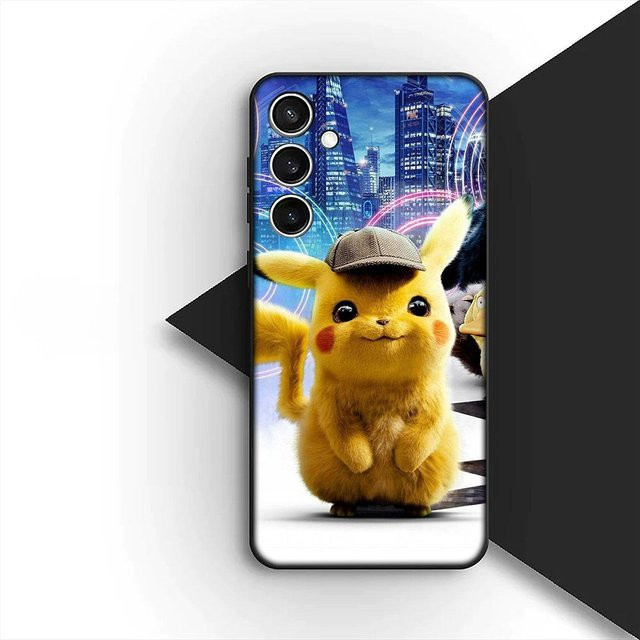 Handyhülle mit Pokémon Motiv Gengar und Pikachu für Samsung Galaxy S20 S21 S22 Ultra Plus A15 A16 A17 A25 A37 A57 in Multicolor - Bild 1
