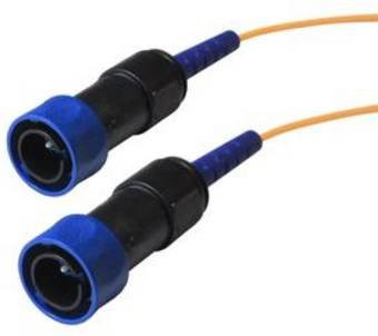 Bulgin LWL-Kabel PXF4055AAA Bulk Ethernet-Glasfaserkabel mehrfarbig - Bild 1