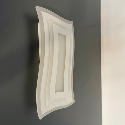Fischer & Honsel LED Wandleuchte Gorden in Weiß aus Metall und Acryl, B/T/H: 22,0 x 5,5 x 22,0 cm - Bild 2