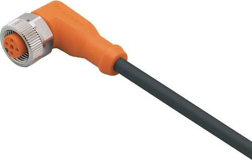ifm Electronic Anschlussleitung EVC549 mit Buchse, gewinkelt, 5-polig, orange, 10 m - Bild 1