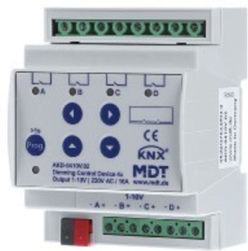 MDT Dimmaktor AKD-0410V.02 4-fach RGBW 1-10V in Weiß - Bild 2