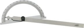 Helios Preisser Gradmesser mit Feststellschraube aus Edelstahl in Silber, B/H: 150 x 200 mm - Bild 1